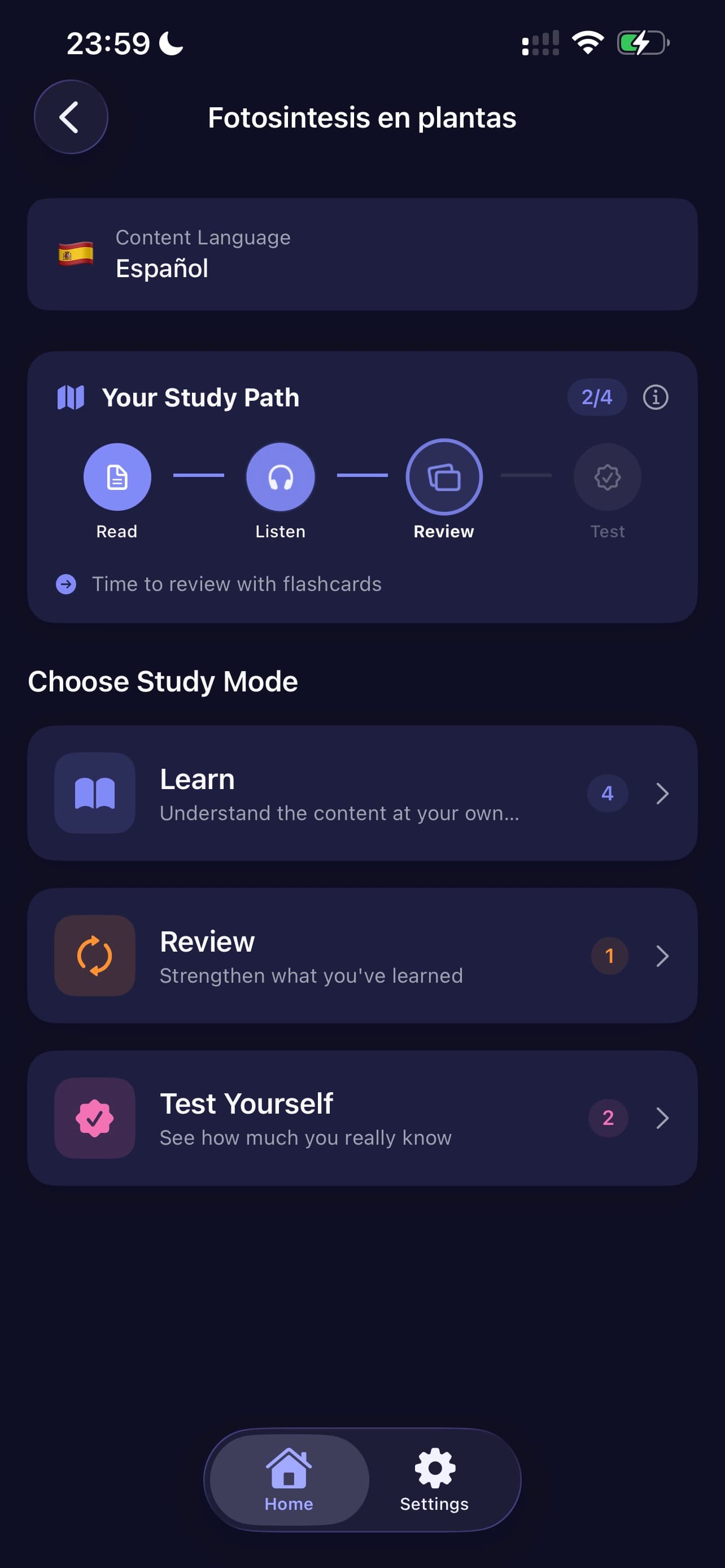 All your materials, organized